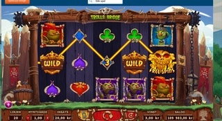 Freespins, bonusar och myntjakt i Trolls bridge