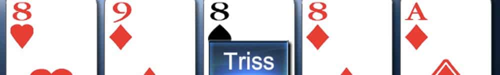 Triss i videopoker ger vinst