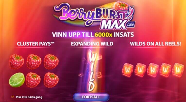 Spela Berryburst Max gratis i mobil och dator