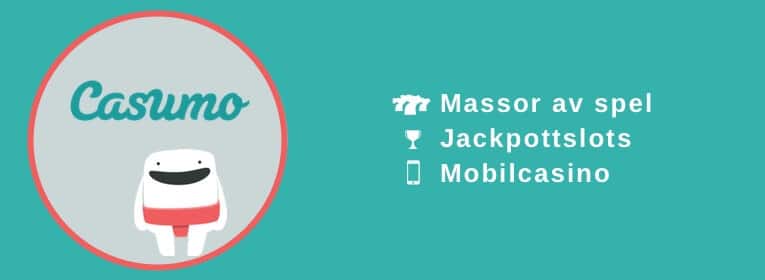 Casumo mobilcasino med jackpots
