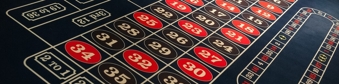 Roulette bord - satsningar och odds i spelet