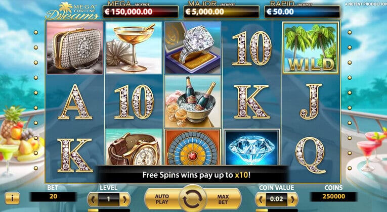 Spela Mega Fortune Dreams gratis i mobil och dator