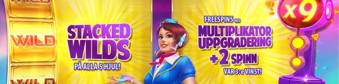 Ticket to the stars har bonus och free spins