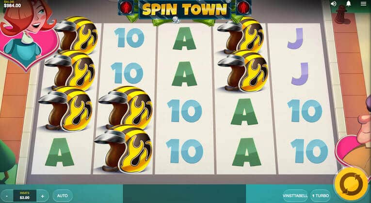Spela Spin Town gratis i mobil, surfplatta och dator