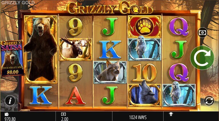 Spela Grizzly Gold gratis i mobil och dator