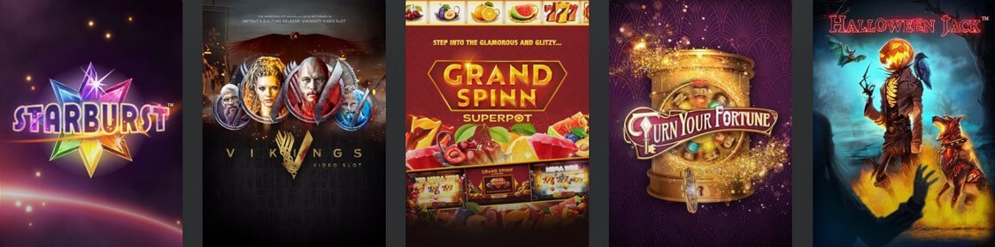 NetEnt spins - populära slots med gratisspinn