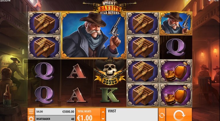 Spela Sticky Bandits slot i mobil och dator