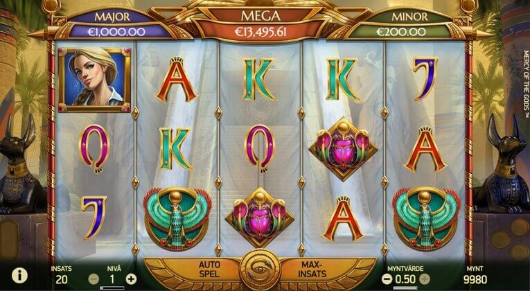 Spela Mercy of the Gods slot gratis i mobil, surfplatta och dator