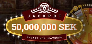 LeoJackpot - unik jackpott hos LeoVegas