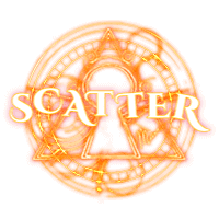 Scattersymbol som utlöser Golden Grimoire free spins bonus