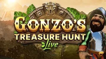 Gonzo's Treasure Hunt live spel