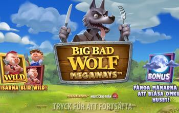 Big Bad Wolf slot introbild