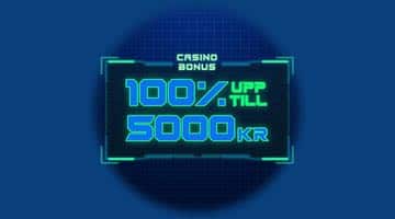 Hajper bonus 100% upp till 5000 kr