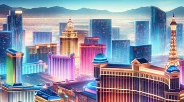 Bild på en casinostad som illustrerar en av världens 10 största casino städer