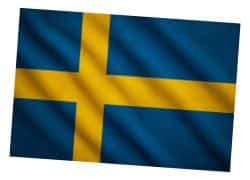 En svensk flagga