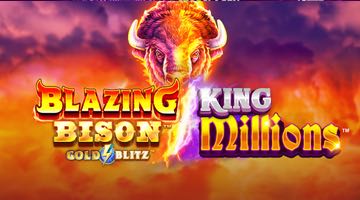 Bild på spelet Blazing Bison Gold Blitz King Millions