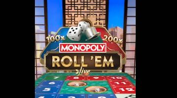 Bild på live-spelet MONOPOLY Roll ’em