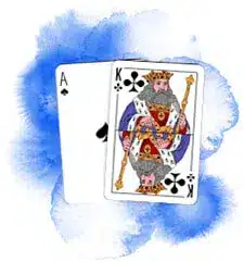 Pataässä ja patakuningas muodostavat yhdessä blackjackin.